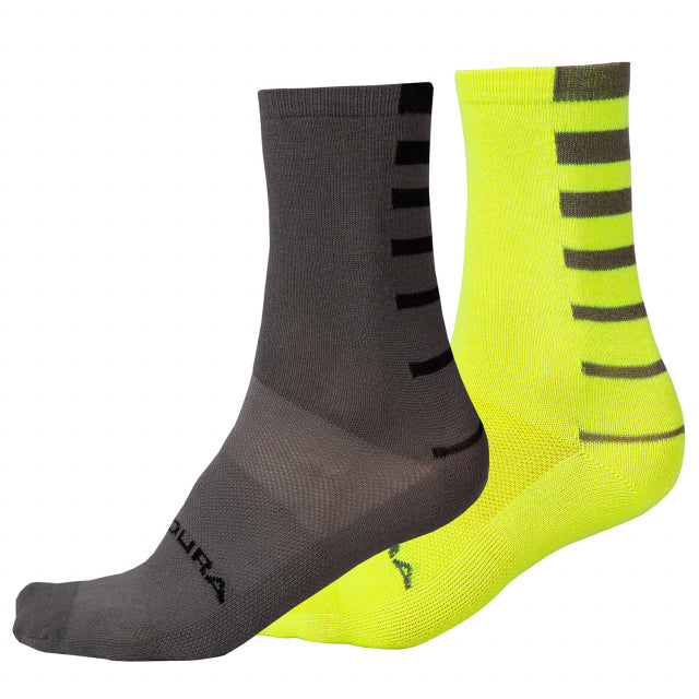 Endura CoolMax Stripe 2-Pair Socks