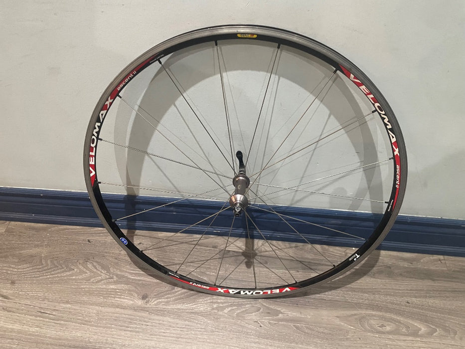 *Velomax Ascend II Alloy Clincher Front Wheel Silver 700c