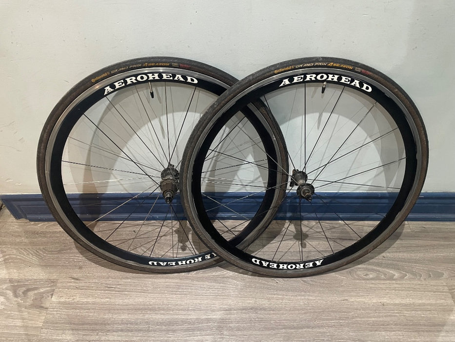 *Aerohead 10sp Rim Brake Wheelset 700c