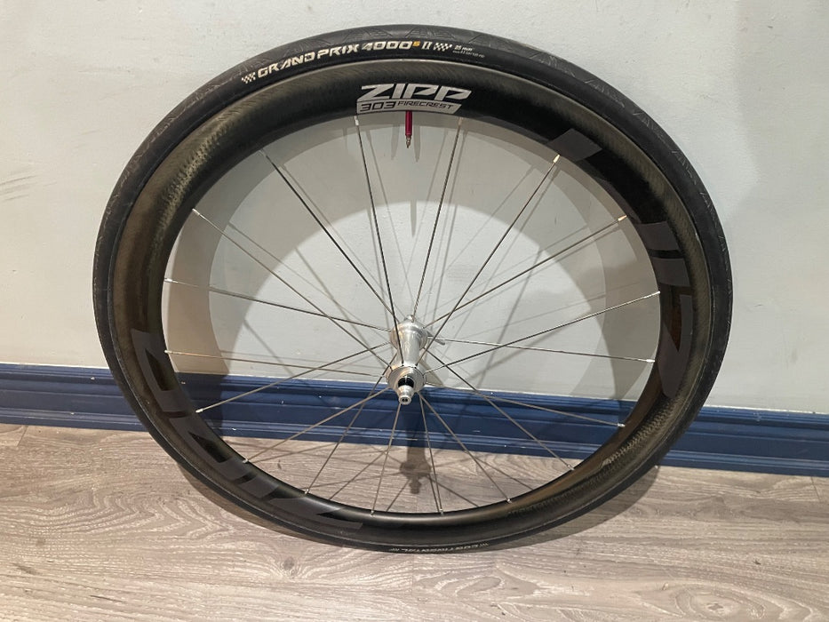 *Zipp 303 Carbon Clincher Rim Brake Front Wheel 700c