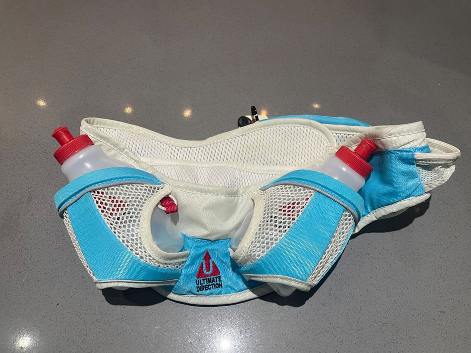 *Ultimate Direction Endeavor Hydration Waist Pack Wht/Blue XS