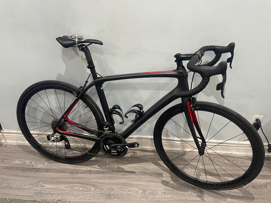 *Trek Domane SLR 9 Red 11sp Etap Rim Brake Road Bike Gry/Red 56cm
