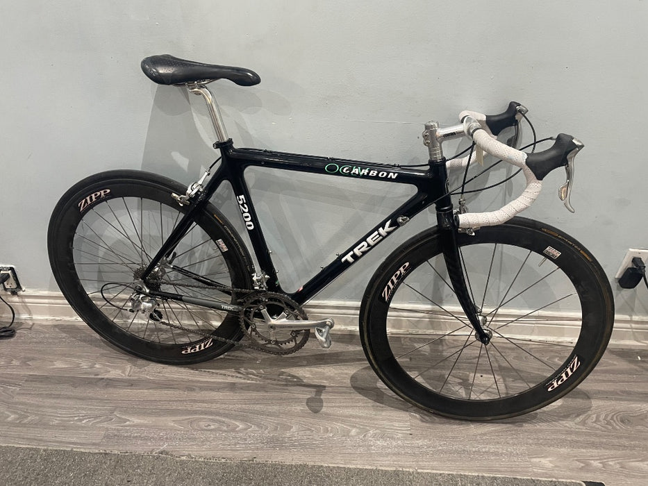 *Trek 5200 OCLV Dura Ace 7700 9sp Rim Brake Road Bike Black 51