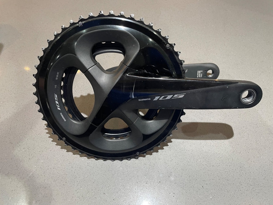 *Shimano 105 7000 11sp Crankset Black 172.5 52/36