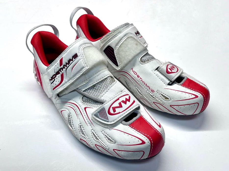 *Northwave Tribute Women's Carbon Triathlon Cycling Shoes Red 38