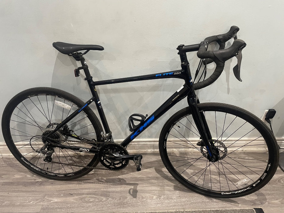 *KHS Elite 280 Claris 2000 8sp Disc Brake Road Bike Blu/Blk 58cm