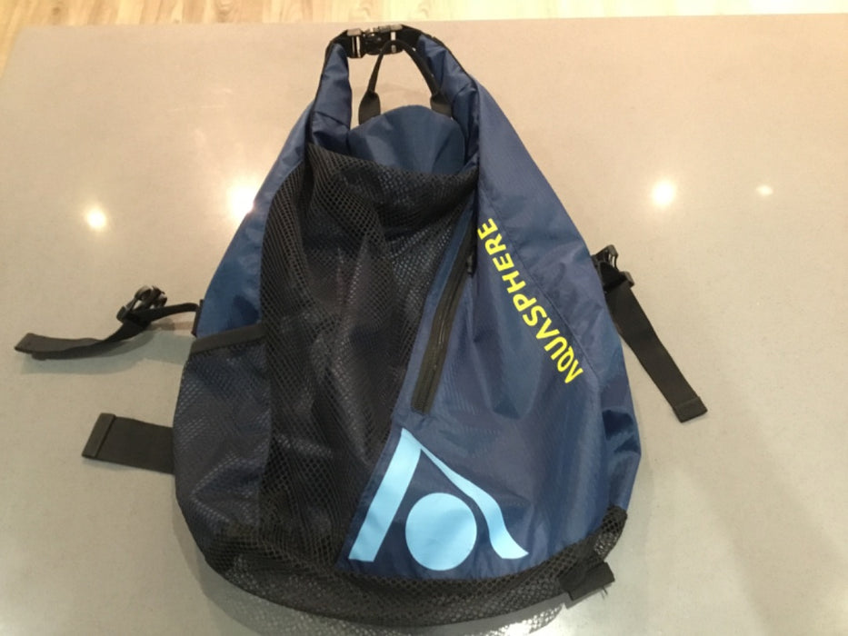 *Aqua Sphere Gear Mesh Backpack Nvy/Blk 30L