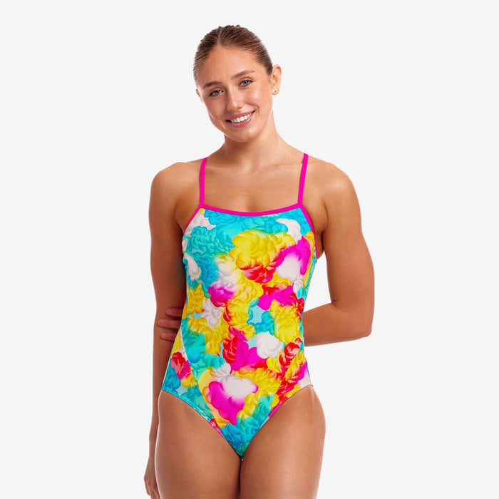 Costume Intero Funkita Single Strength – Tessuto ECO C-INFINITY, Taglio Sportivo, Per Allenamenti In Piscina