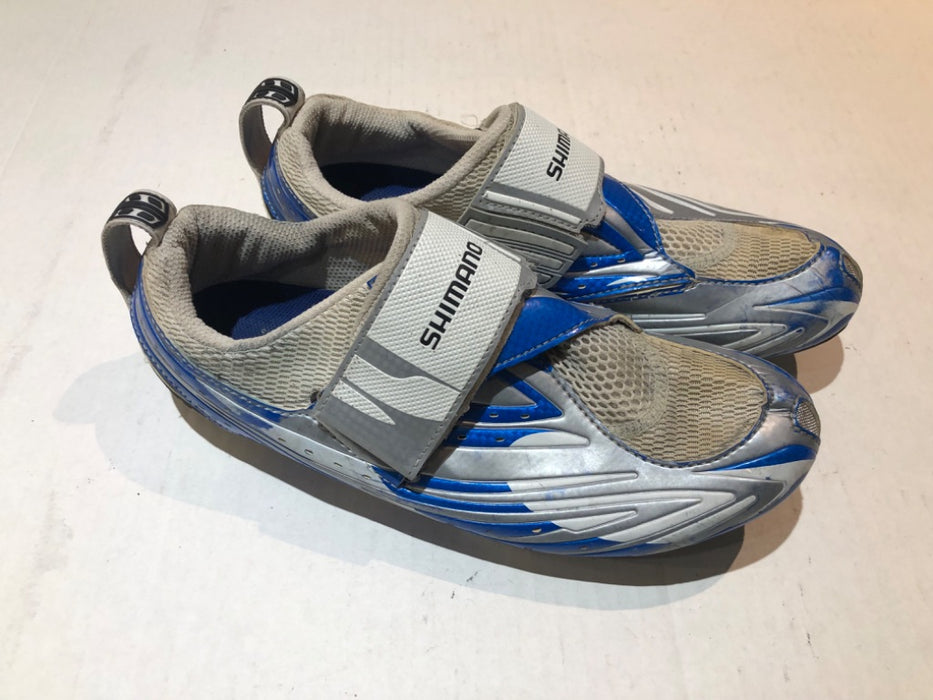 Shimano TR51 Triathlon Shoe Sil/Blu 42