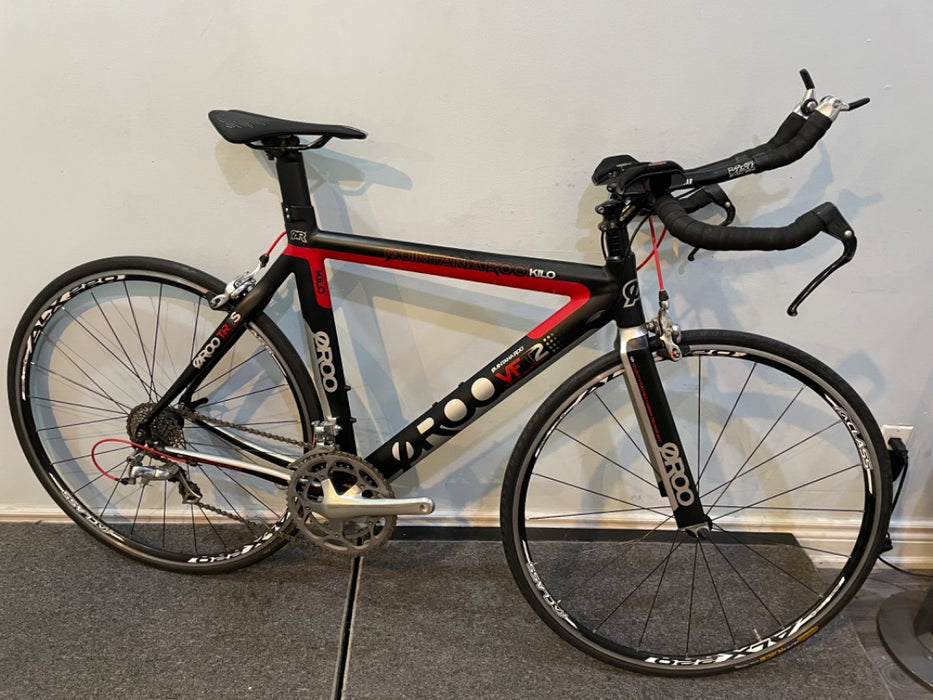 Quintana Roo Kilo Allloy Ultegra 10sp Tri Bike Blk/Red 54cm