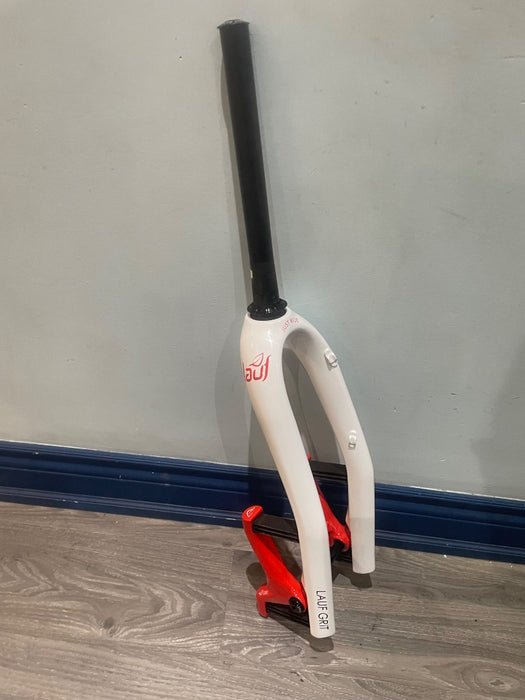 Lauf Grit Gravel Suspension Fork Wht/Red 300mm