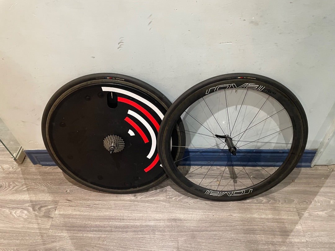 *Roval Carbon Clincher Aero/Disc Wheelset Black 700c