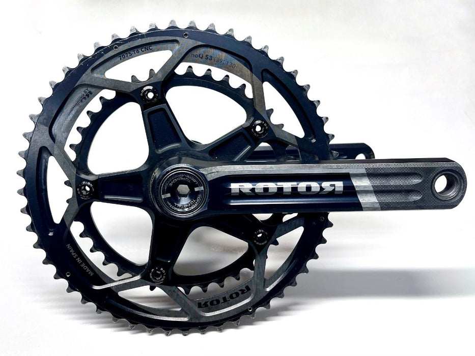 * Rotor 3D+ Crankset, 170mm 53/39T, Black