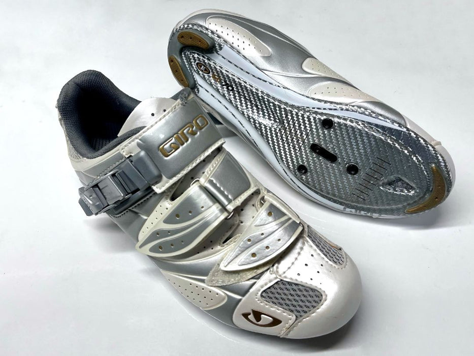 Giro Espada Women's Cycling Shoe White/Silver EU37