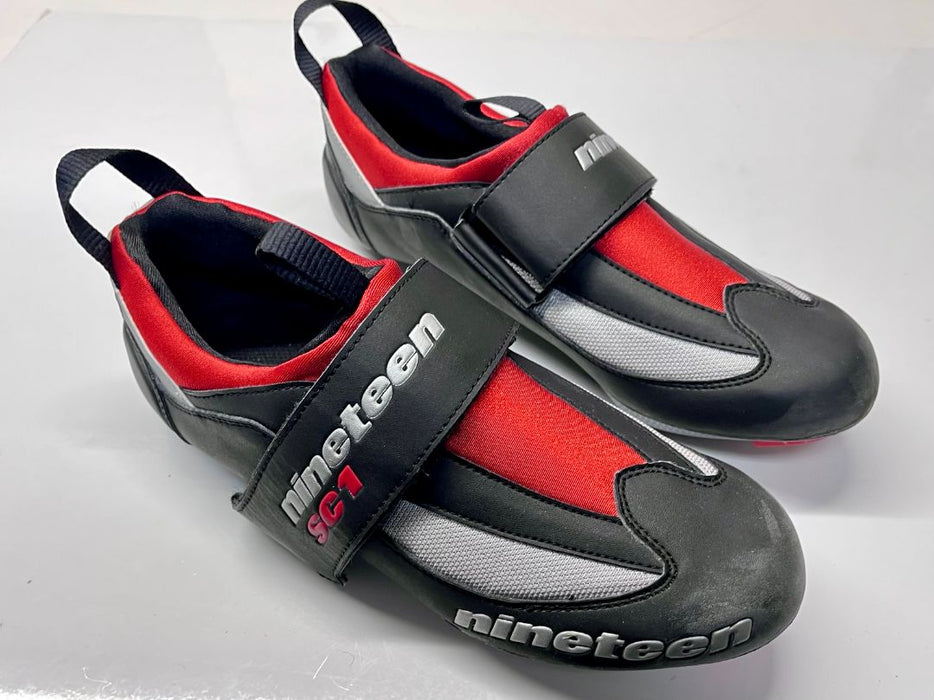 Nineteen SC1 Triathlon Cycling Shoes, Black, size 8