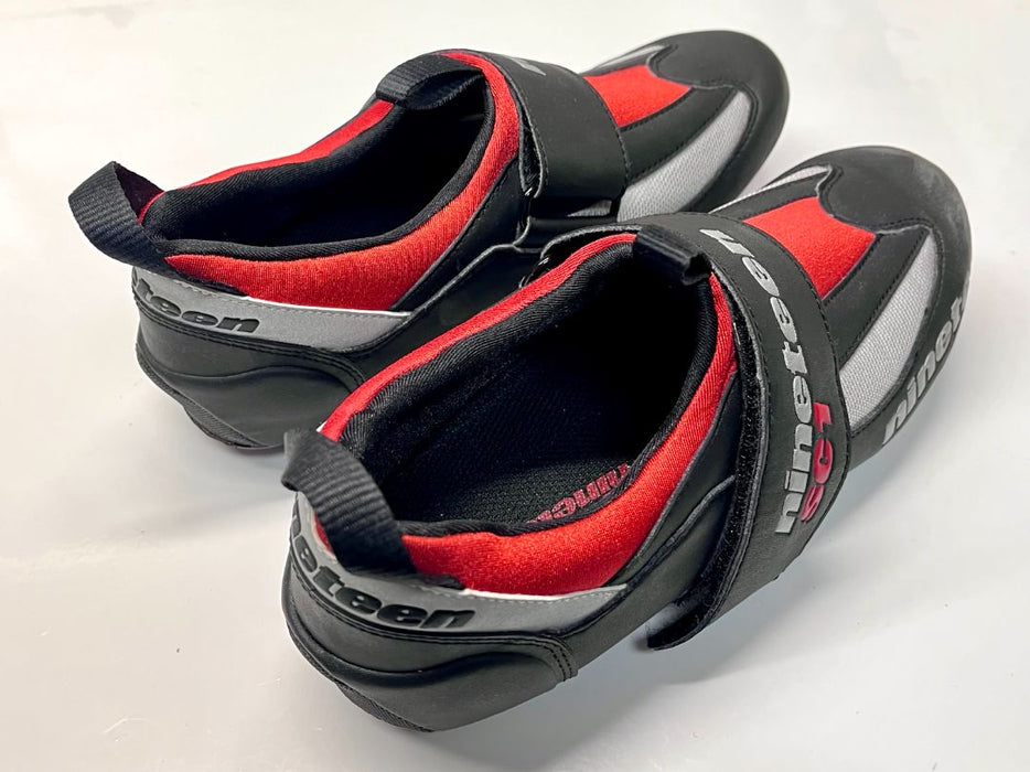 Nineteen SC1 Triathlon Cycling Shoes Black size 7