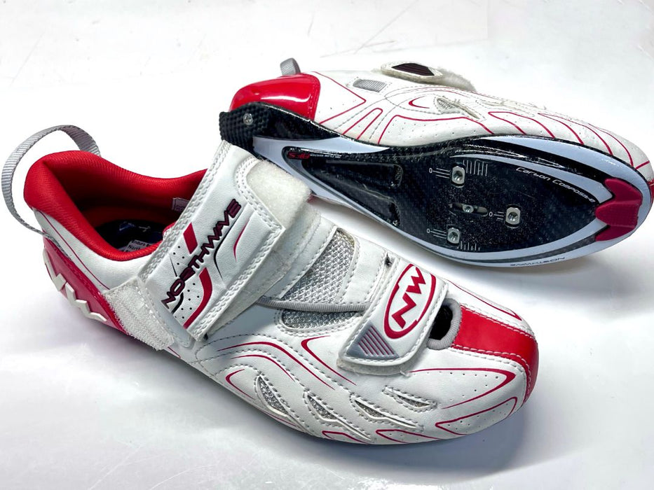 *Northwave Tribute Women's Carbon Triathlon Cycling Shoes Red 38