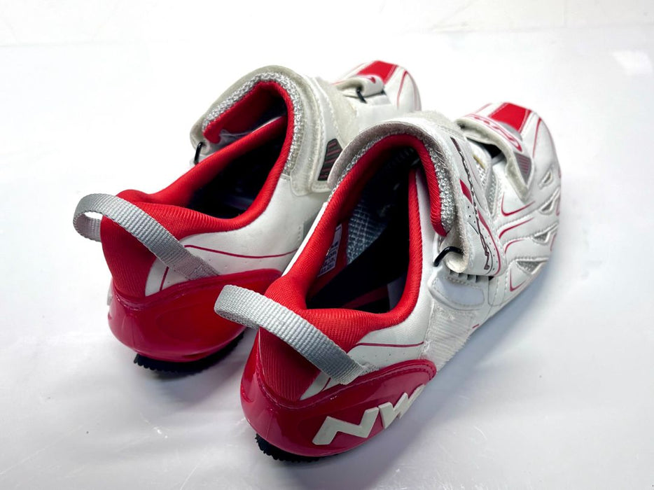 *Northwave Tribute Women's Carbon Triathlon Cycling Shoes Red 38