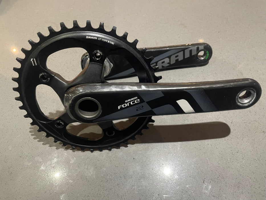 *Sram Force 1X 11sp GXP Carbon Crankset  172.5mm 42T