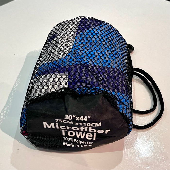 *Generic Microfiber Towel Blu/Pur 75cmx110cm