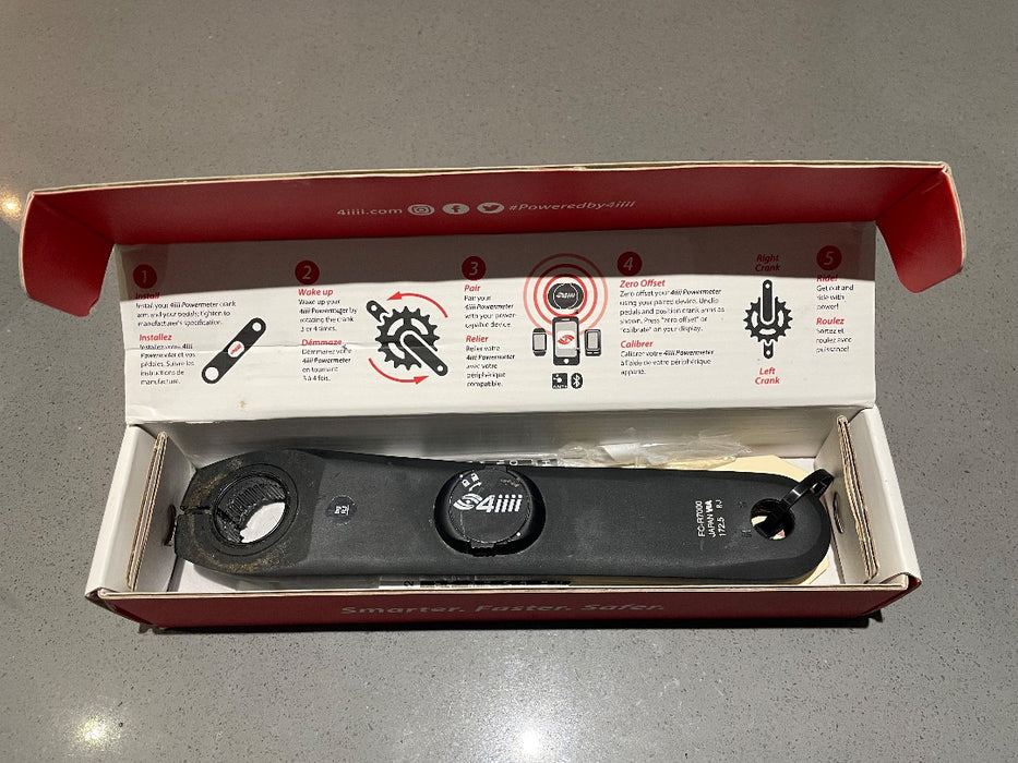 *4iiii Shimano 105 7000 Non Drive Crank Arm Powermeter  172.5mm