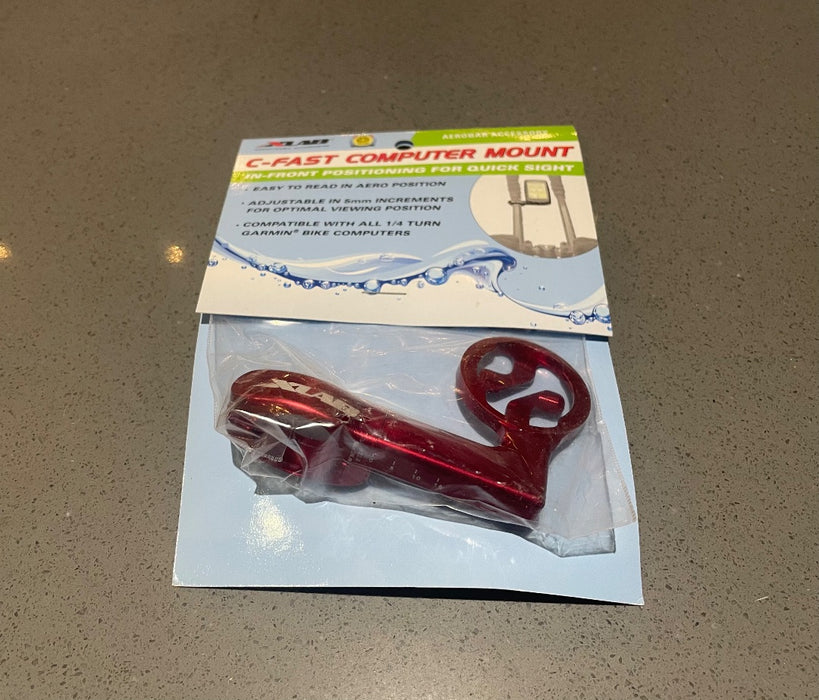 *Xlab C Fast 22.2 Aerobar Computer Mount Red