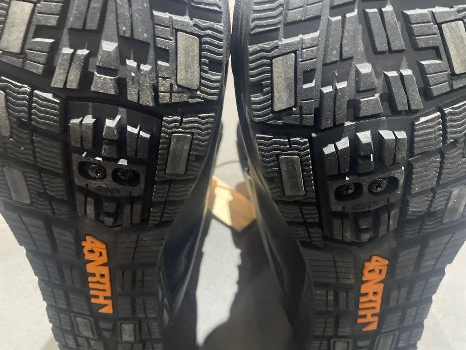 *45NRTH Wolhammer Boa Fat Bike Cycling Shoe Blk/Org 46
