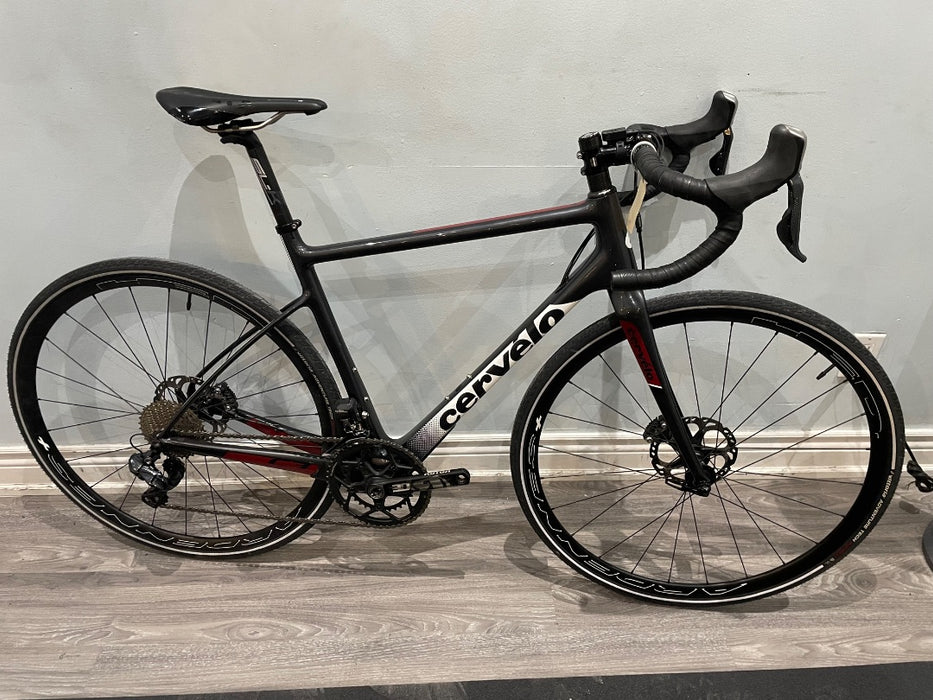 *Cervelo C3 Ultegra 6870 11sp Di2 Disc Brake Carbon Road Bike Blk/Mar/Wht 54cm