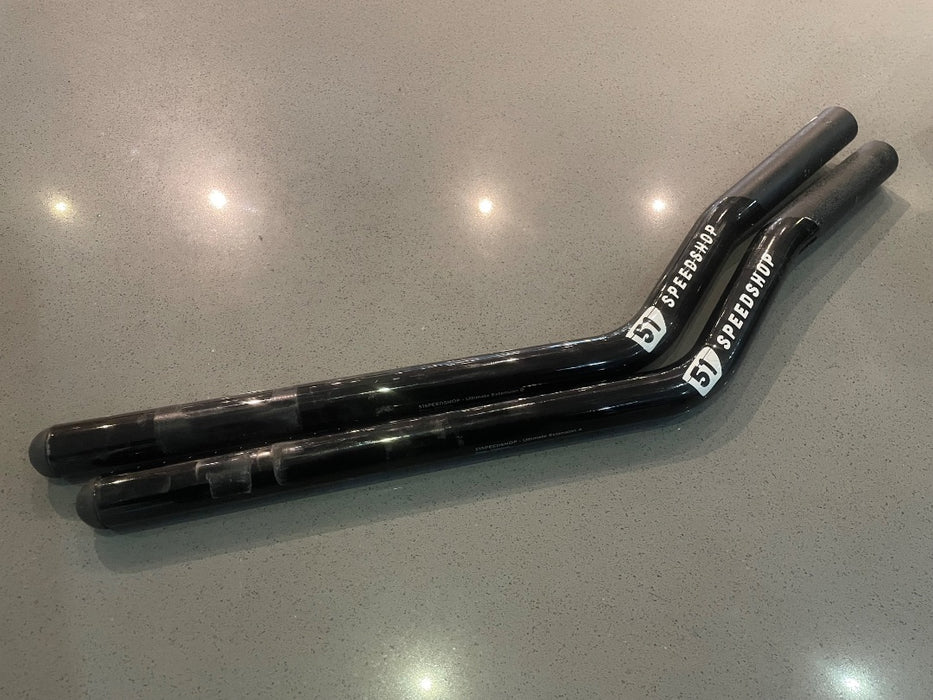 *51 Speedshop Carbon Aerobar Extensions Black