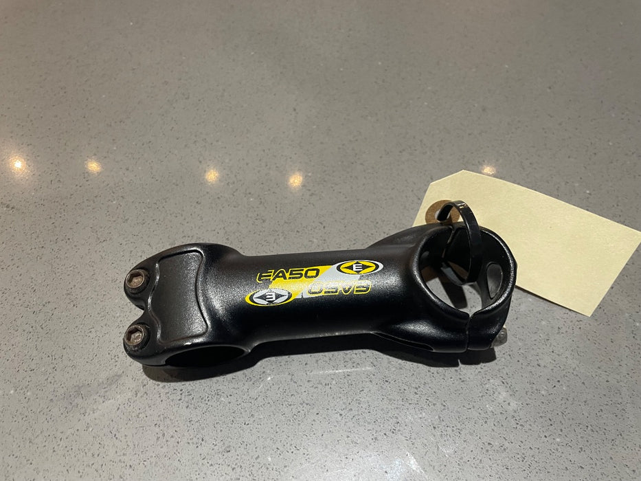 *Easton EA50 Alloy Stem Blk/Yel 100mm +/-6
