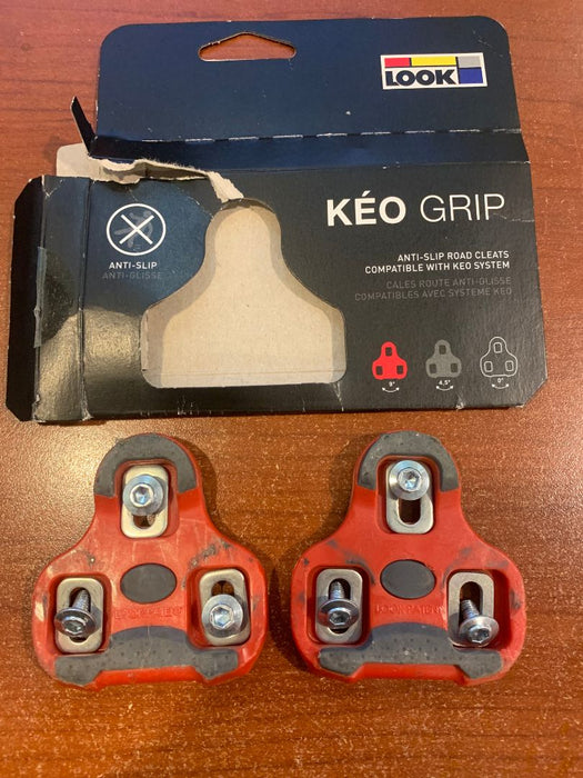 *Look Keo Grip 9 Degree Cleats