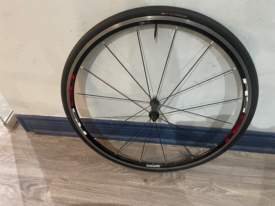 *Shiamno RS20 Clincher Rim Brake Front WHeel Black 700c