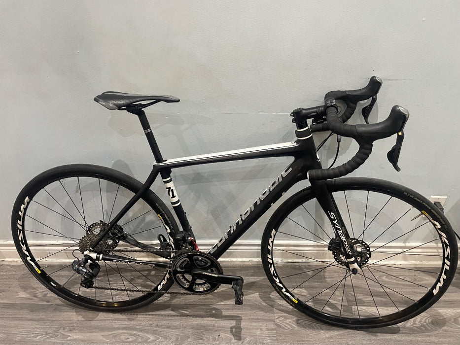 *Cannondale Synapse Ultegra 6870 11sp Di2 Disc Brake Road Bike Blk/Wht 54cm