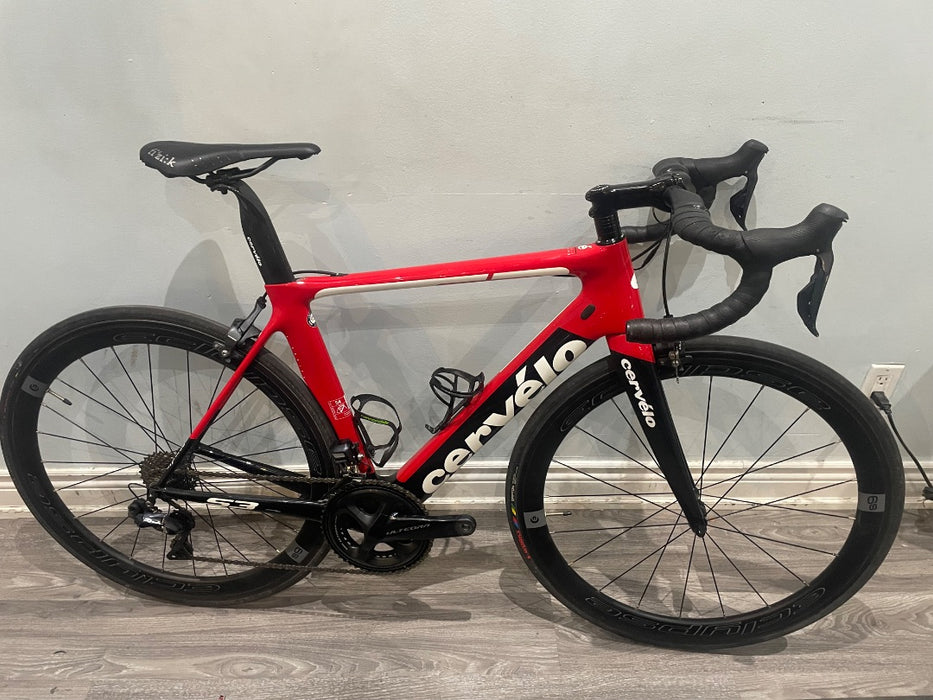 *Cervelo S3 Ultegra 8050 11sp Di2 Rim Brake Carbon Aero Bike Red/Blk 54cm