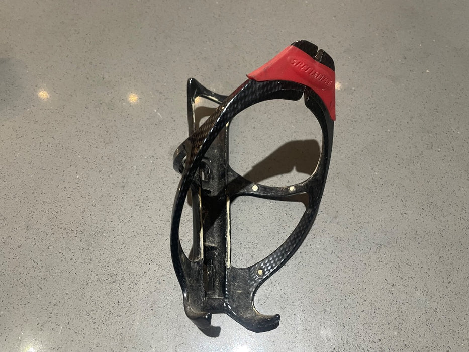*Specialized Resin Waterbottle Cage Blk/Red