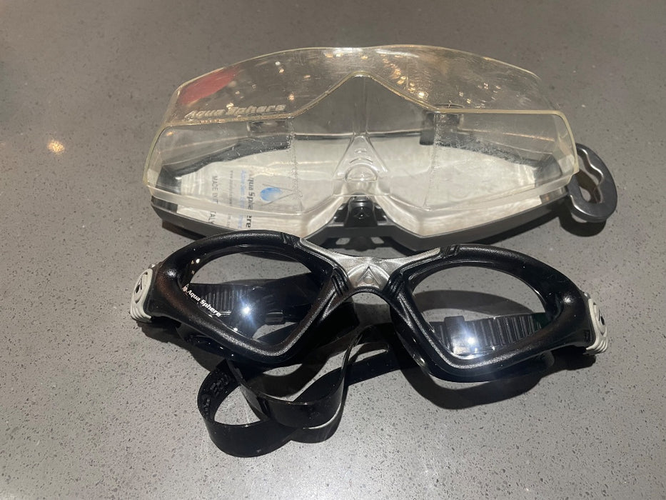 *Aqua Sphere Kayenne Black Frame Clear Lens Goggle