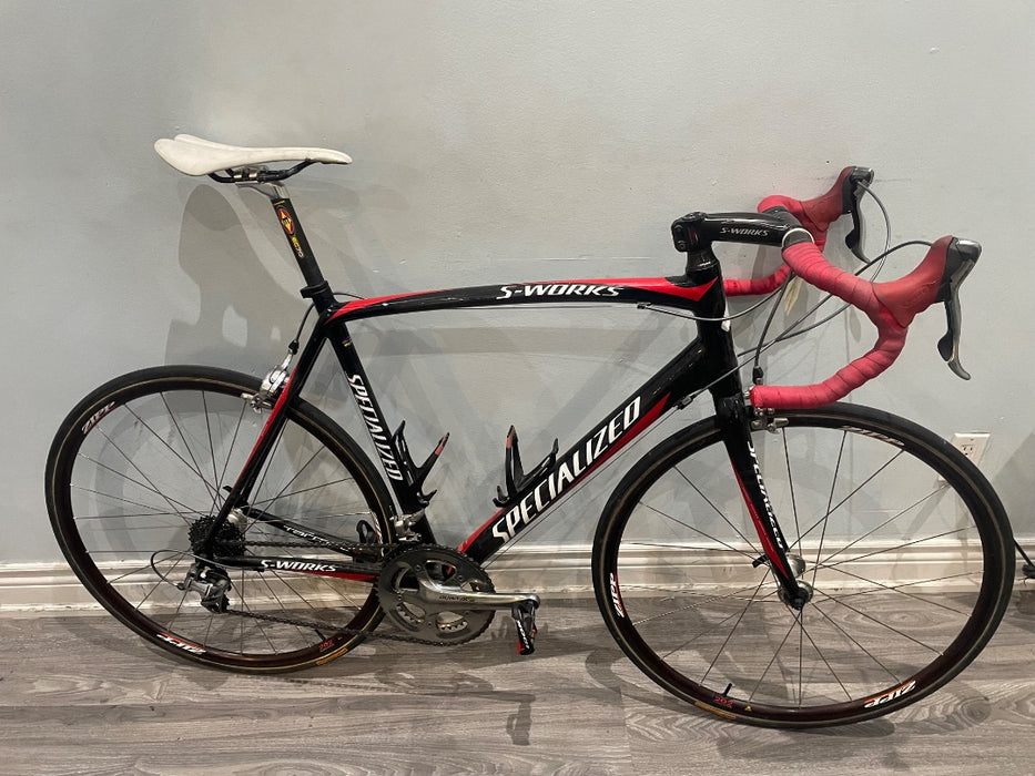 *Specialized Tarmac Dura Ace 7800 10sp Rim Brake Road Bike Blk/Red 61cm