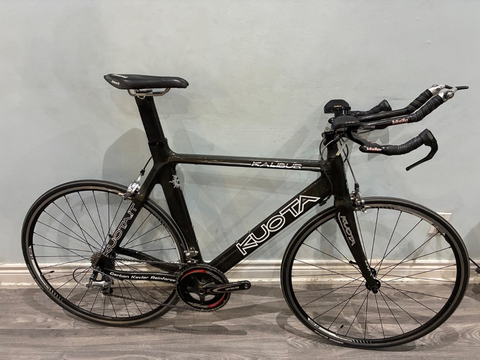 *Kuota Kalibur Dura Ace 7800 10sp Rim Brake Carbon Tri Bike Black 56cm
