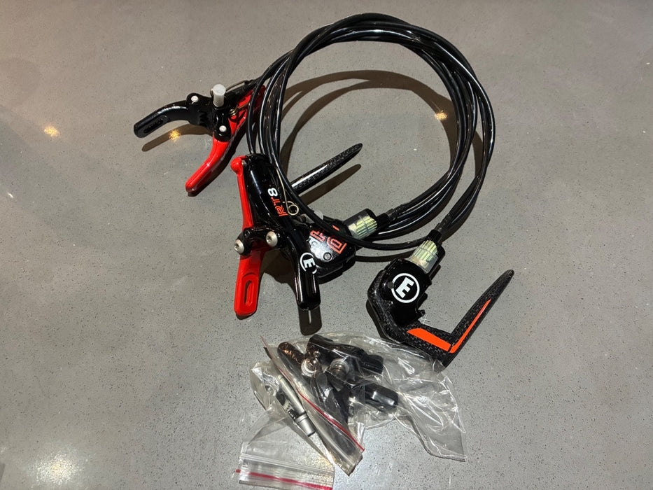 *Magura RT8 Hydraulic Rim Brakes (Pr) Red/Blk