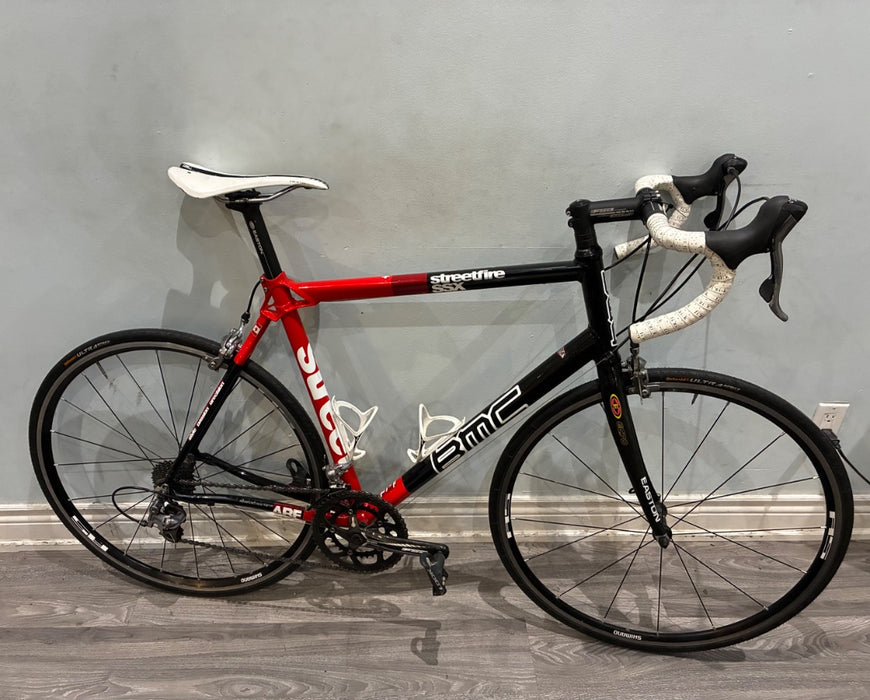 *BMC Streetfire SSX 105 10sp Rim Brake Alloy Road Bike Blk/Red 61cm