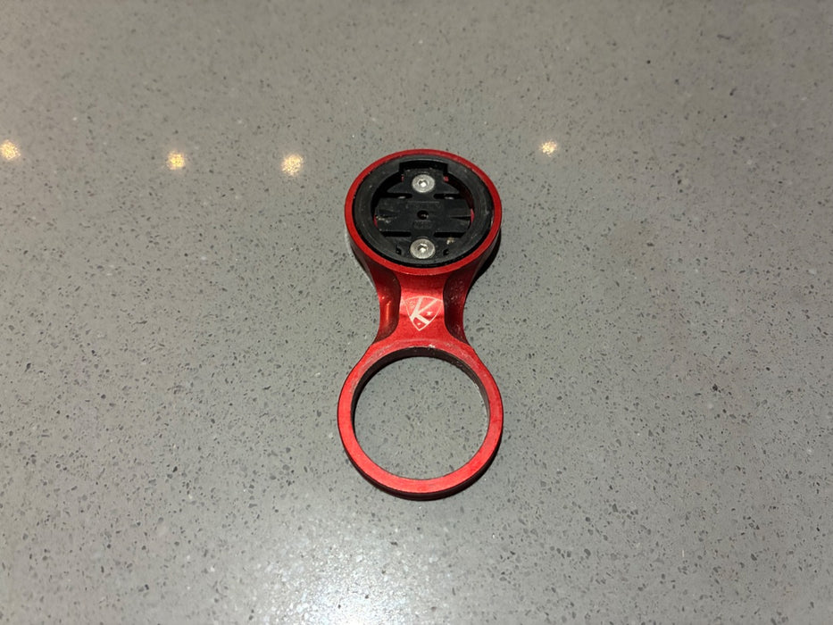 *K-Edge Steerer Garmin/Wahoo Computer Mount Red