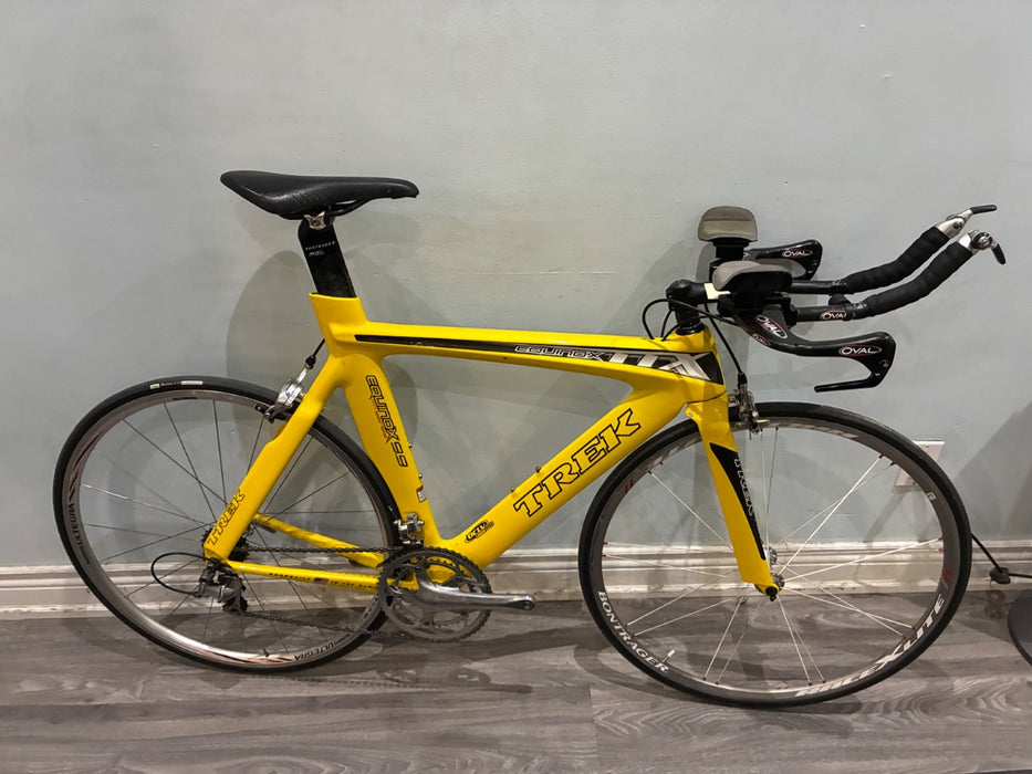 *Trek TTX Dura Ace 10sp Carbon Rim Brake Tri Bike Yellow 56cm