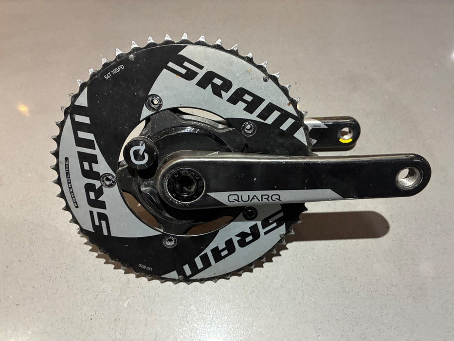 *Sram Quarq Dub 130BCD Carbon Powermeter Crankset  54/39 175