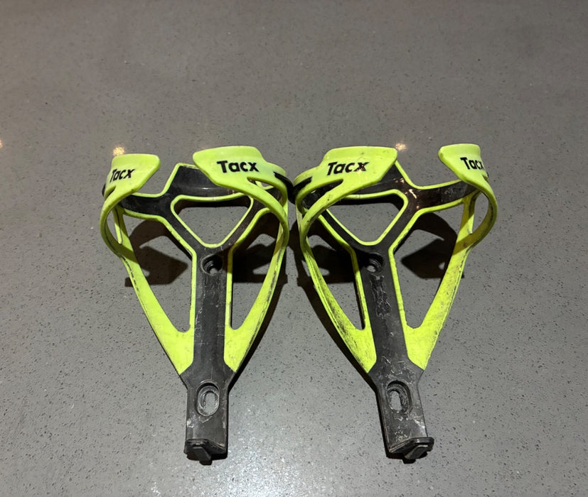 *Tacx Resin Waterbottle Cages (Pr) Yellow