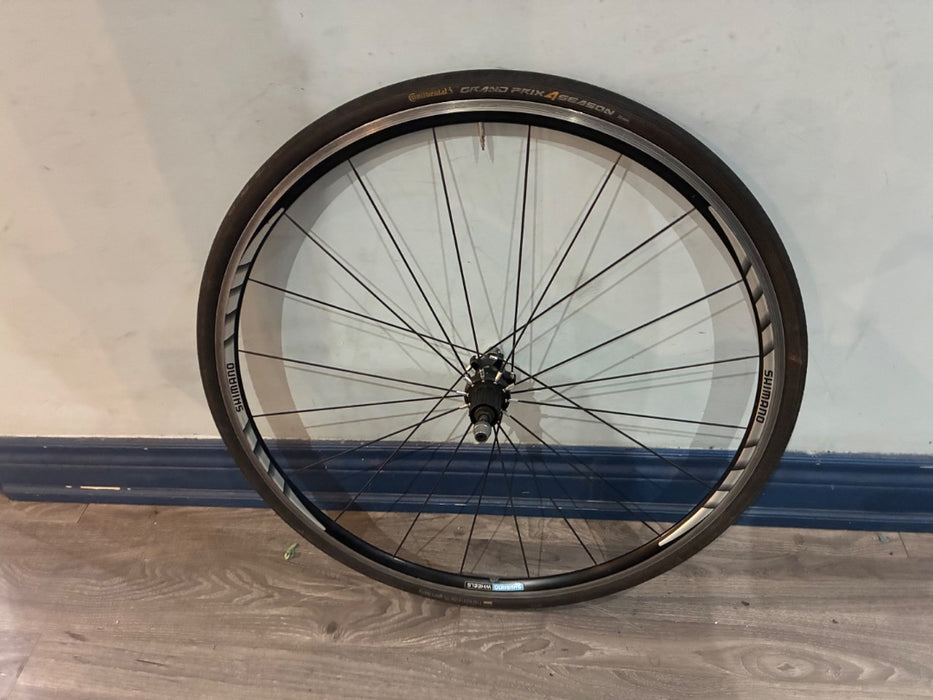 *Shimano R550 Rear 10sp Alloy Rim Brake WHeel Black 700c