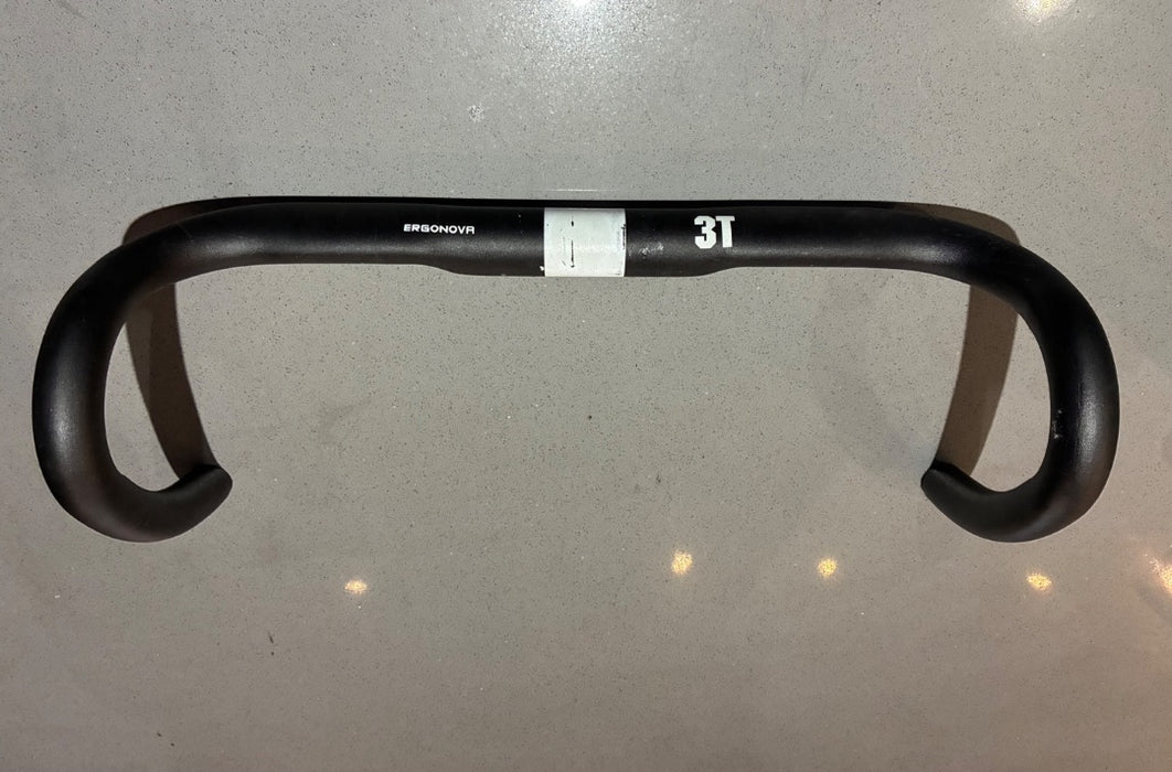 *3T Ergosum Pro Alloy Handlebar Black 400mm c- 380 mm h-h