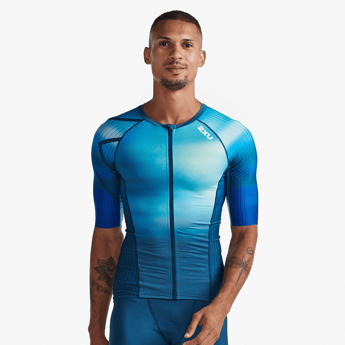 Men's 2XU Aero Sleeved Tri Top