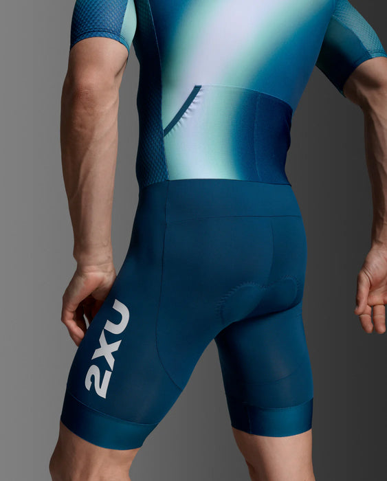 2XU Men's Aero Hex Sleeved Trisuit