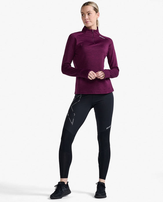 Women's 2XU Ignition 1/4 Zip Long Sleeve Run Top