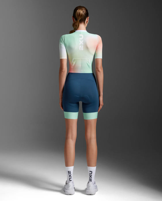 2XU Women's Aero Hex Sleeved Trisuit